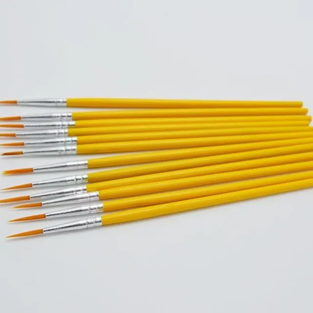 Set of paint brushes