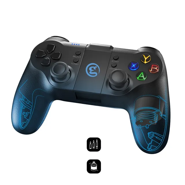 Wireless gamepad mobile game controller