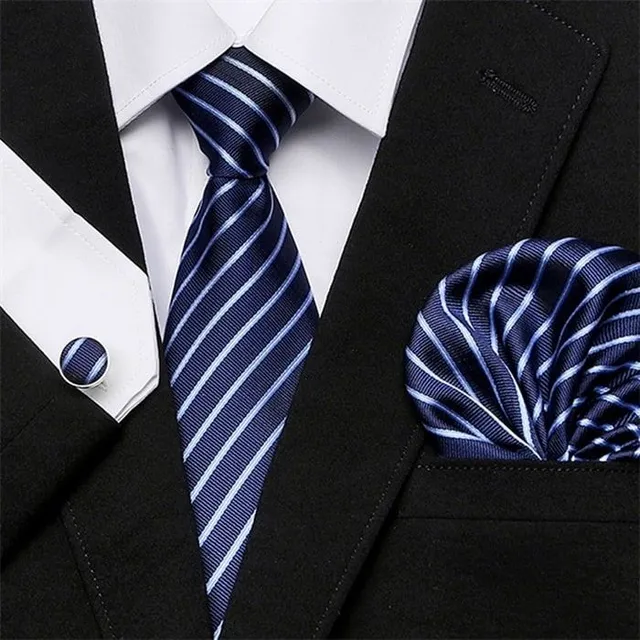 Set formal pentru bărbați | Cravată, Batistă, Butoni