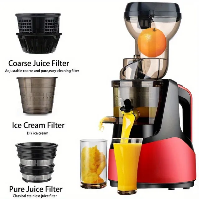 Extracteur de jus à vis à froid, 1 pièce, prise EU, extracteur de jus pour fruits et légumes