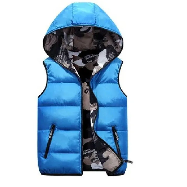 Men's Jordan quilted vest modra l