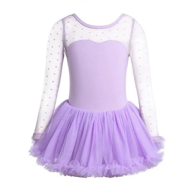 Children's leotard with tutu skirt