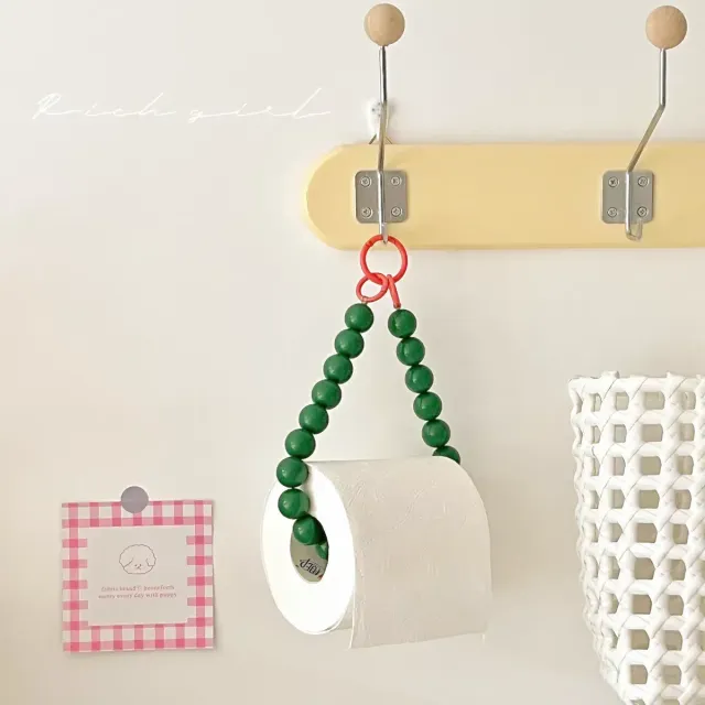 Moderní držák na toaletní papír - designové extravagantní kuličky, několik barevných variant
