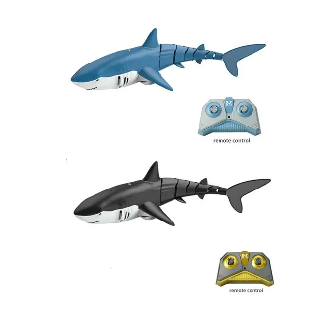 Jucărie inteligentă pentru apă cu pulverizare de apă, tip rechin balenă RC, submarin cu telecomandă, roboți pești, jucării electrice pentru copii, băieți, copii