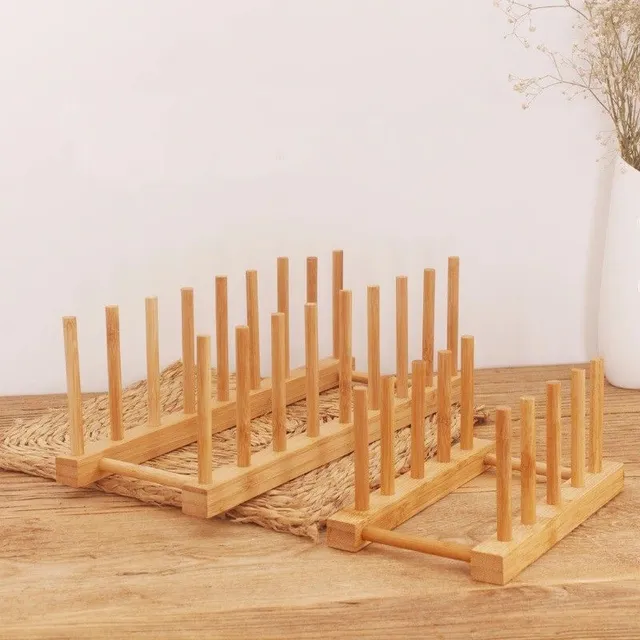 Bamboo kitchen rack