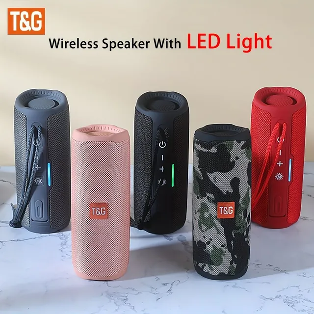 Portable wireless speaker T g365 with LED lighting - For an intense listening experience