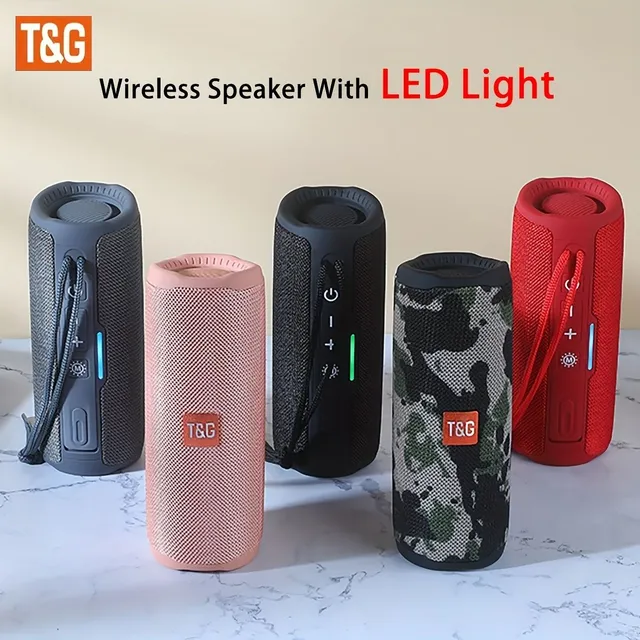 Boxă portabilă wireless T g365 cu iluminare LED - Pentru o experiență auditivă intensă