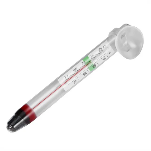 Glass aquarium thermometer