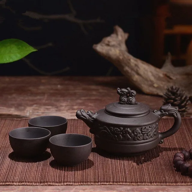 Hagyományos kínai teakészlet 4 db