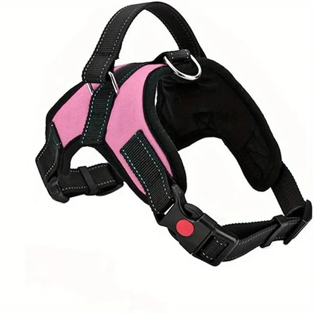 No-drawing reflex adjustable dog harness with handle