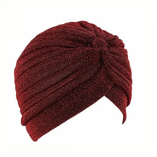 Dámsky módny turban na hlave
