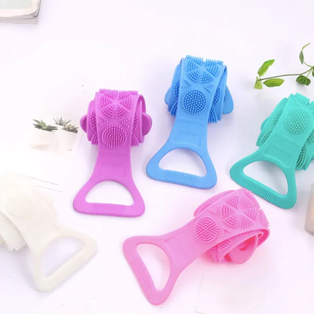 Silicone brush for back washing