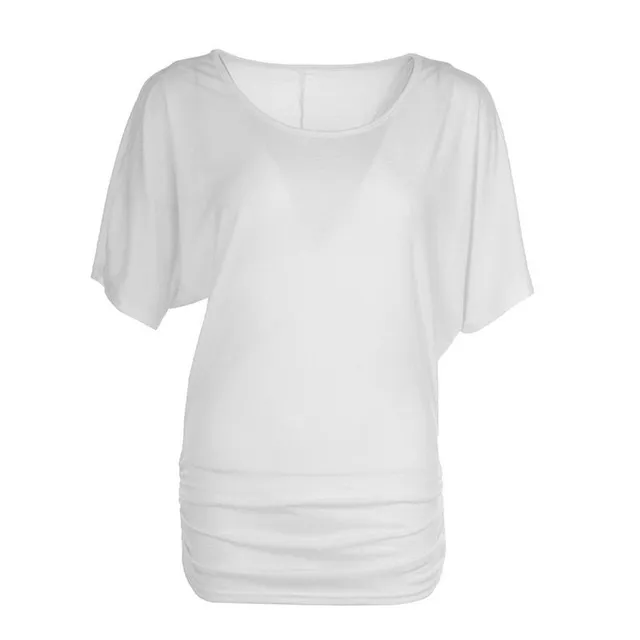 Női modern ing lyukas vállakkal white 4xl