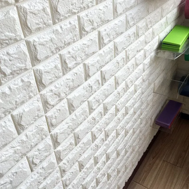 3D wallpaper on the wall / Bricks