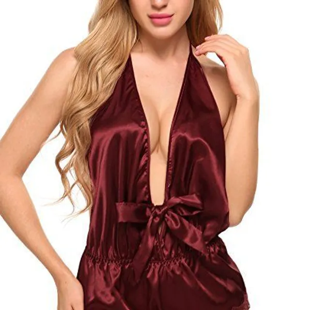 Women's satin sexy nightwear Brithany