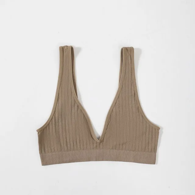 Women's Seamless Push-up Bra With Deep Neckline