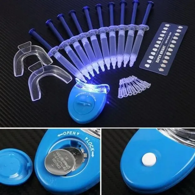 Teeth whitening kit with peroxide