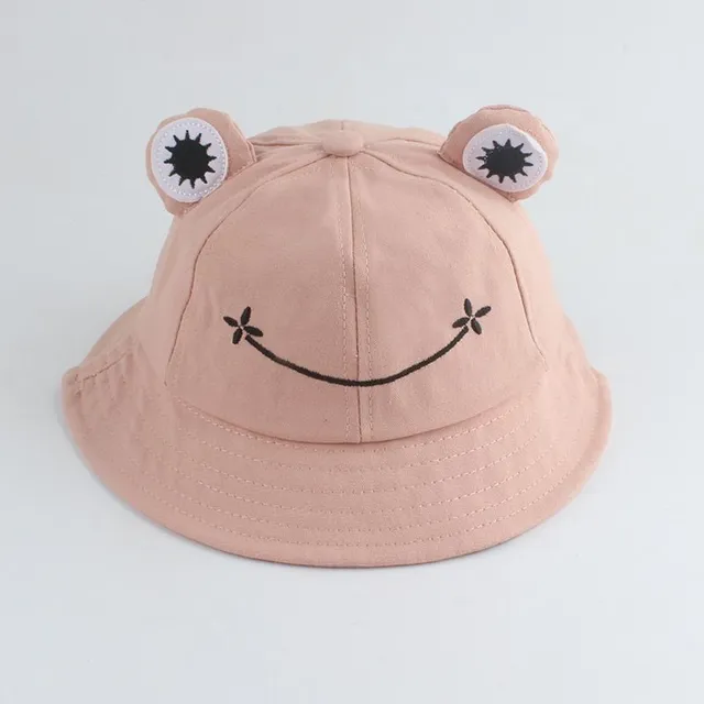 Stylový letní klobouk pro děti i dospělé s motivem žáby