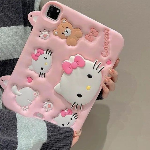 Ružové puzdro na tablete Sanrio Hello Kitty