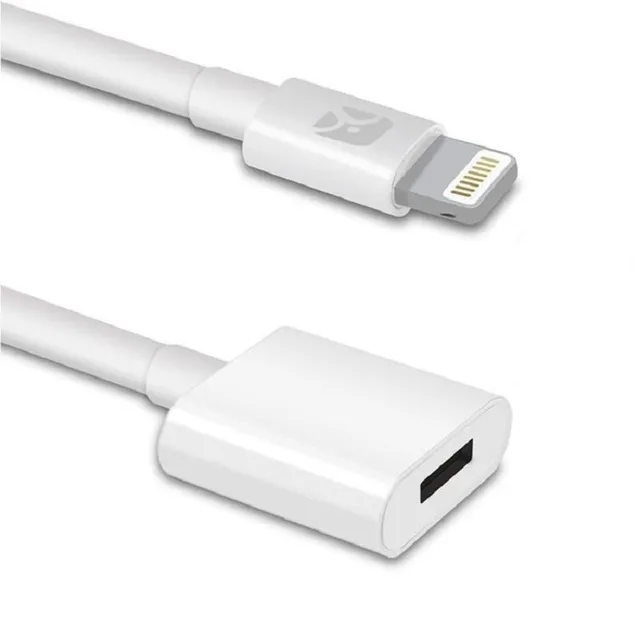 Kabel rozciągający dla Apple iPhone Lightning (f) / Lightning (m) K146