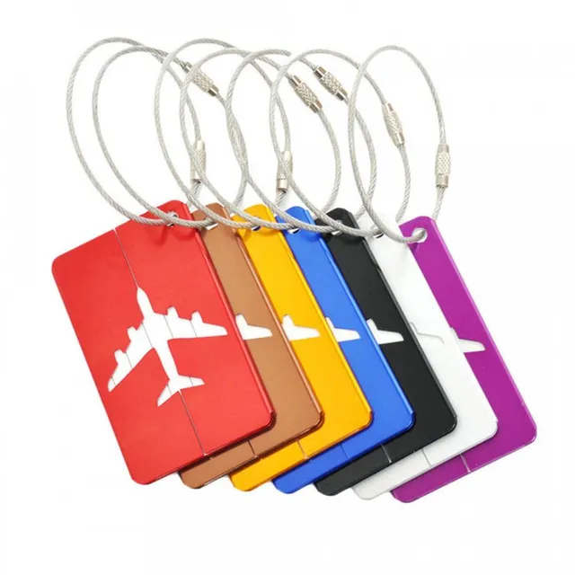 Name badges for suitcase Airplane - 7 colours