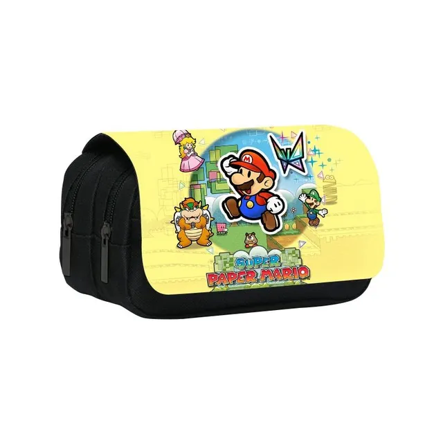 School pencil case with Super Mario motifs