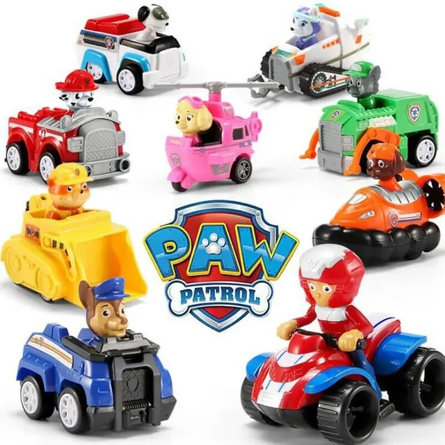 A karakterek az autók a Tlap Patrol.