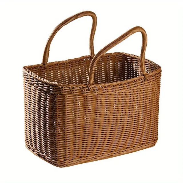 Handwoven wicker basket - Decorative and practical basket for your home