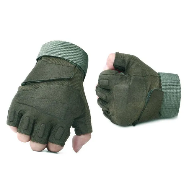 Men's Fingerless Bike Gloves