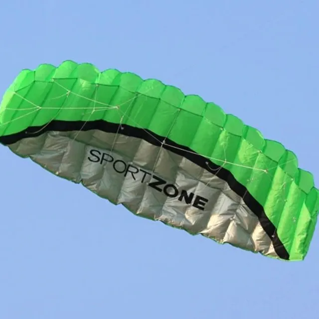 Large flying kite in the shape of a parachute - 4 colours
