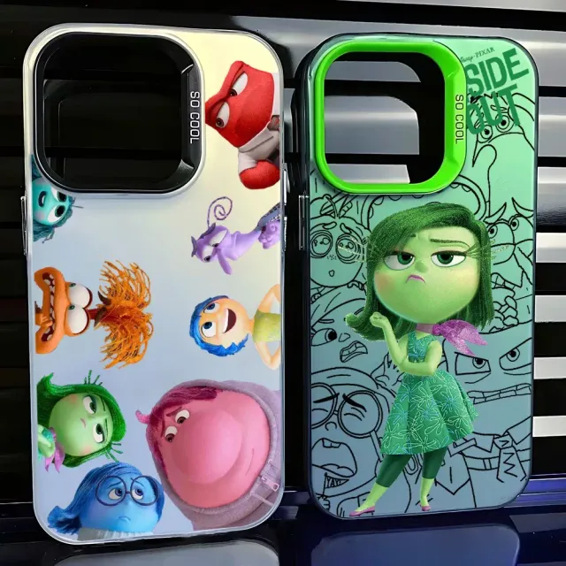 Stílusos átlátszó iPhone tok a népszerű mese, a V fejben 2 - Inside Out 2 alapján