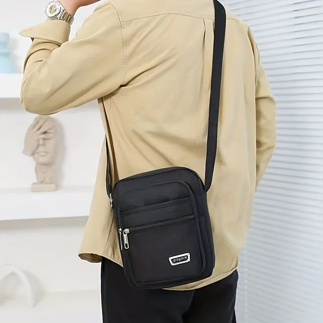 Men's fashion and casual shoulder bag, messenger bag, simple design