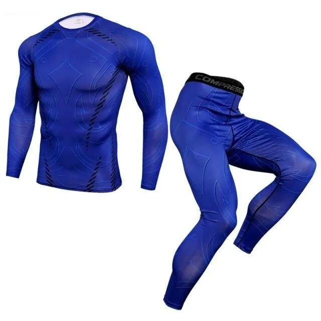 Men's compression thermal underwear