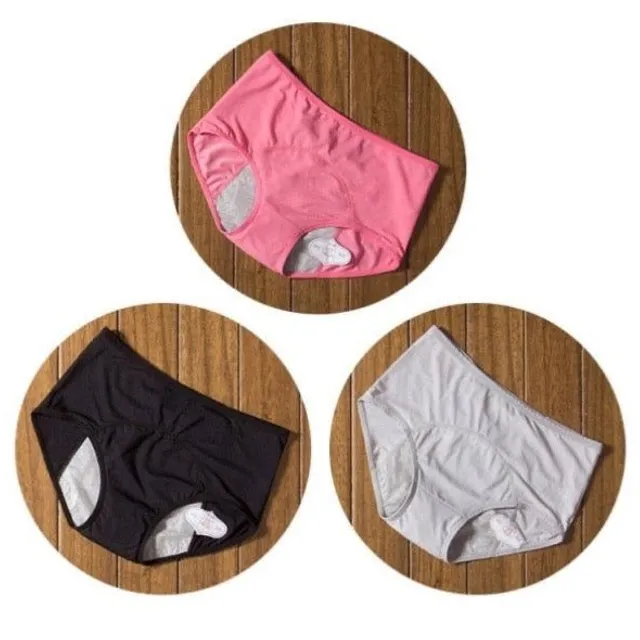 Set of high waisted menstrual panties 3 pcs - more colours