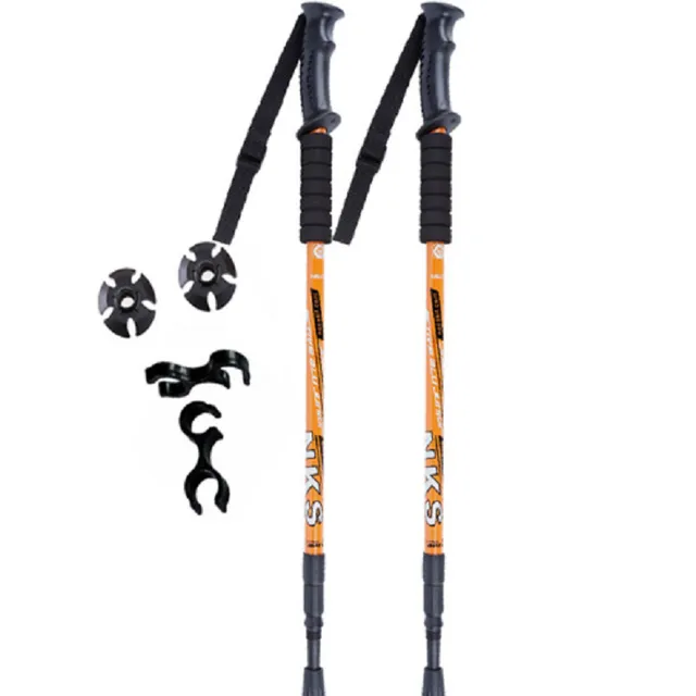 Telescopic trekking poles - 8 colours - 2 pieces