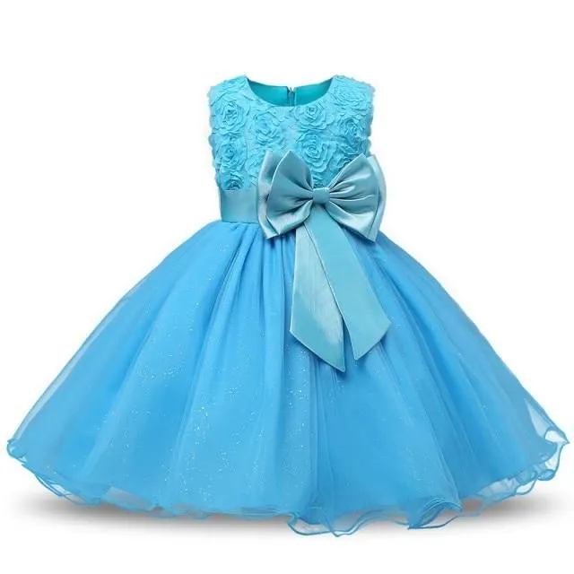 Robe de mariée pour fille avec grande jupe