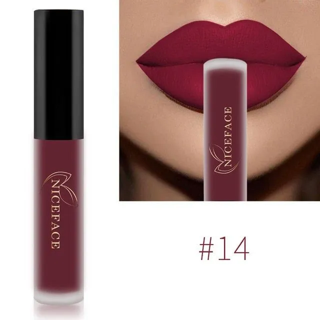 Matt waterproof long-lasting lipstick - more colors