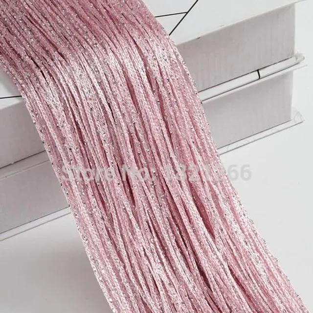 Błyszcząca kurtyna pink 3x2-9m