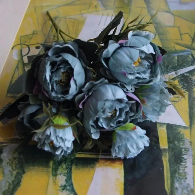 Decorative bouquet of peonies - 5 colours
