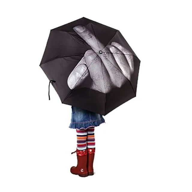 Kreatywna parasolka na odciski palców