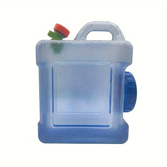 Universal outdoor bucket with tap, drinking bucket for camping and in the car