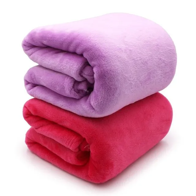 Lightweight thin mechanical flannel blanket Super warm soft blankets