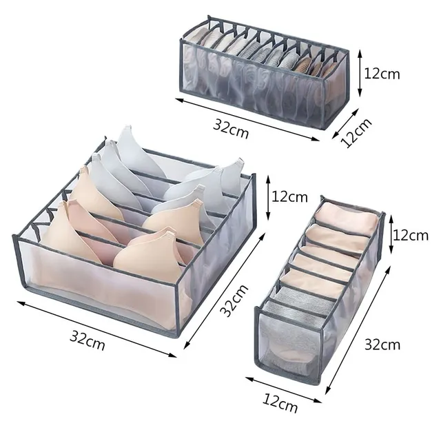 Folding drawer organisers