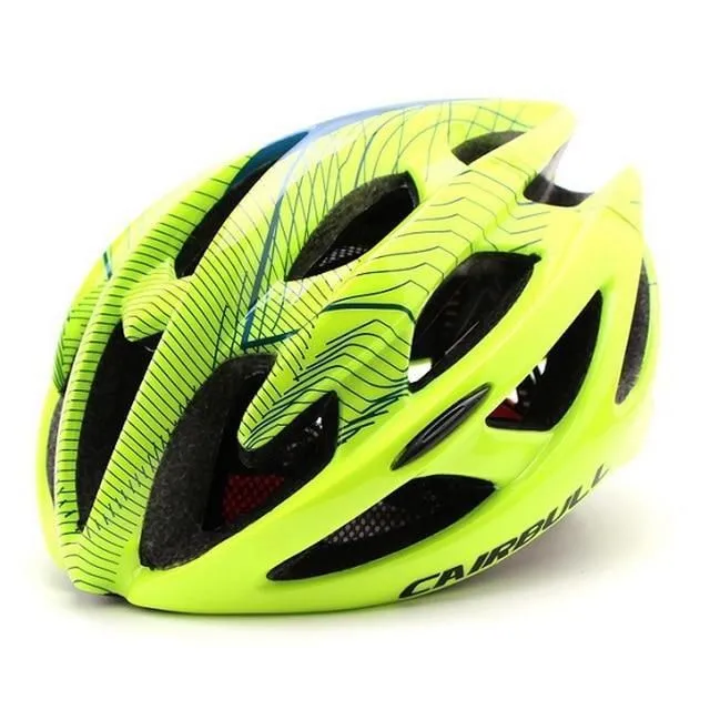 Ultralehká cyklistická helma yellow m54-58cm