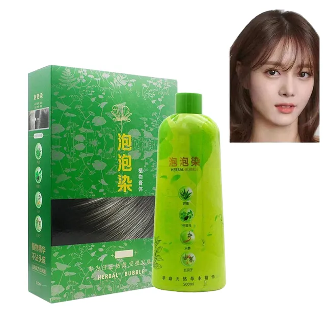 Hair dye shampoo Hair color Washable hair color 500 ml For all hair types