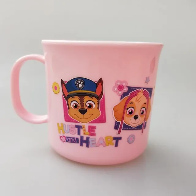 Cana original pentru copii cu poze de Paw Patrol 200ML-PINK