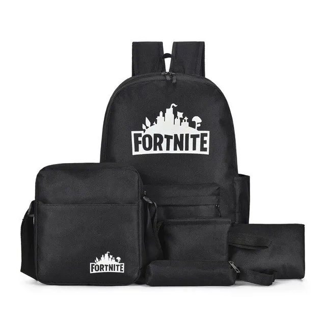 Készlet gyerekek táskák a motívum számítógépes játékok Fortnite A set of 5 pieces