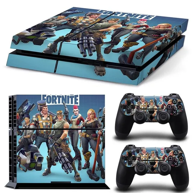 Protective self-adhesive cover for Fortnite-printed game controllers TN-PS4-6954