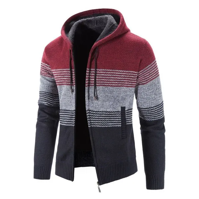 Stylish men's insulated sweatshirt WARMIE