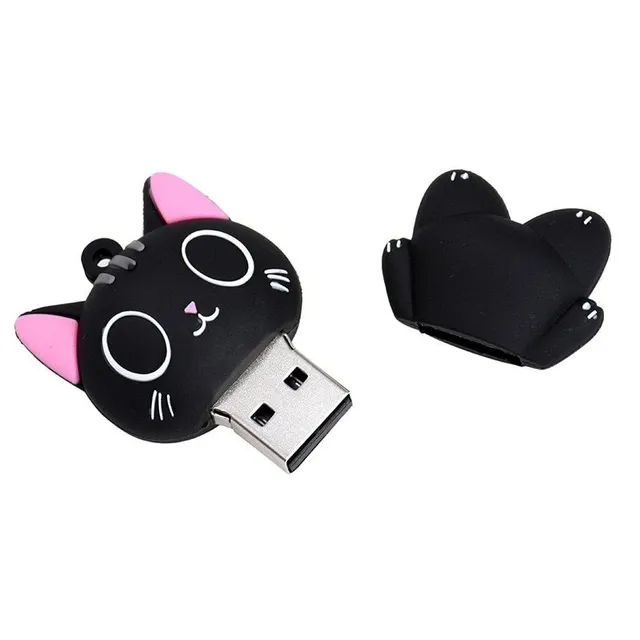 Flash disk černá kočka
